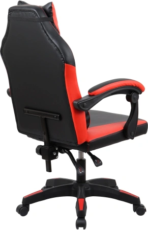 Кресло игровое Оклик Spirit черный/красный сиденье черный/красный искусст.кожа/сетка с подголов. кре
