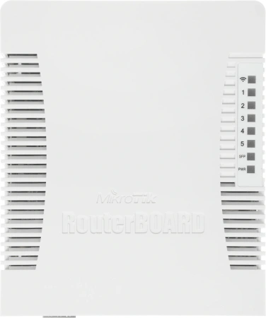 Роутер беспроводной MikroTik hAP ac (RB962UIGS-5HACT2HNT) AC1750 10/100/1000BASE-TX/SFP белый