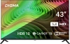 Телевизор LED Digma 43" DM-LED43SBB36 Smart Салют ТВ Frameless черный/FULL HD/DVB-T/60Hz/DVB-T2/DVB-