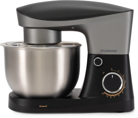 Миксер планетарный Starwind SPM2251 1500Вт черный/серебристый
