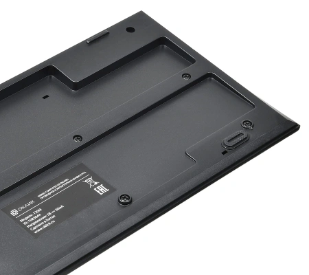 Клавиатура Оклик 120M черный USB