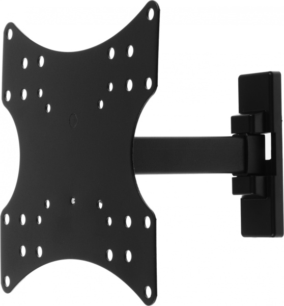 Кронштейн для телевизора Ultramounts UM876 черный 17"-42" макс.20кг настенный поворот и наклон