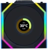Вентилятор для корпуса Lian-Li Uni Fan SL Wireless 120 LCD ARGB 120х124.5x28 черный 4-pin 29.5дБ (G99.12SLLCD1W1B.R0) Ret