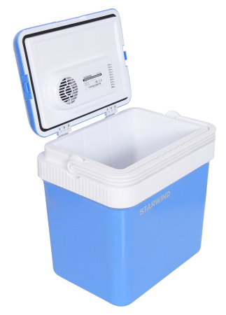 Автохолодильник Starwind CB-112 24л 48Вт голубой/белый