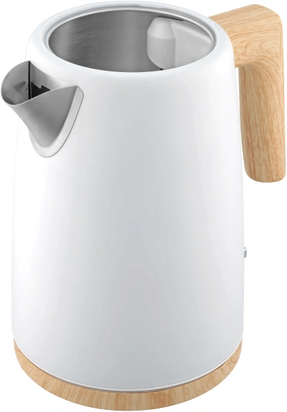 Чайник электрический Vitek VT-1154 1.7л. 2200Вт белый/дерево корпус: металл/пластик