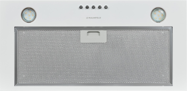 Вытяжка встраиваемая Maunfeld Crosby Power 60 белый управление: кнопочное (1 мотор)