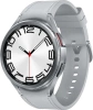 Смарт-часы Samsung Galaxy Watch 6 Classic 47мм 1.5" AMOLED корп.сереб. рем.серебристый (SM-R960NZSAC