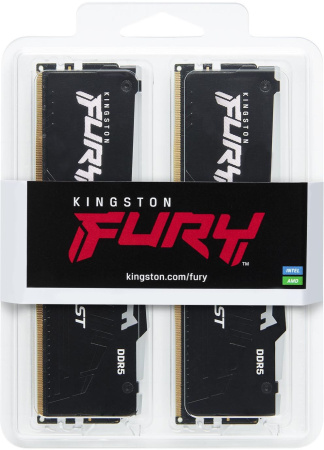 Память DDR5 2x16GB 5600MHz Kingston KF556C36BBEAK2-32 Fury Beast Expo RGB RTL Gaming PC5-44800 CL36