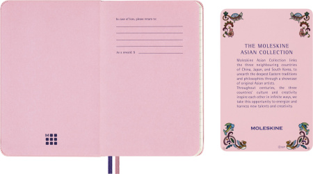 Блокнот Moleskine LE SAKURA Pocket 90x140мм обложка текстиль 160стр. линейка подар.кор. Momoko Sakur