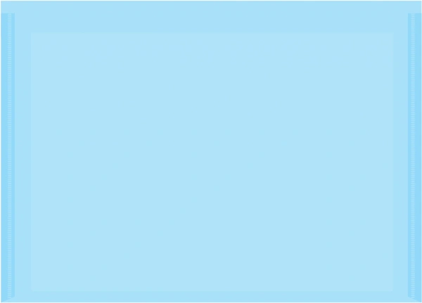 Конверт на кнопке Бюрократ Pastel -PKPAST/BLUE A4 пластик 0.18мм голубой