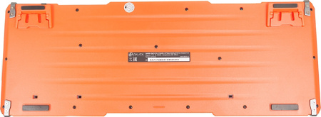 Клавиатура Оклик 717G BLACK DEATH черный/серый USB Multimedia for gamer LED