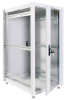 Шкаф коммутационный ЦМО (ШТК-Э-24.6.10-13АА) напольный 24U 600x1000мм пер.дв.стекл металл 2 бок.пан. направл.под закл.гайки 540кг серый 915мм 66кг 180град. 1187мм IP20 сталь