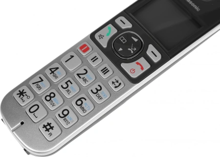 Р/Телефон Dect Panasonic KX-TGE510RUS серебристый АОН