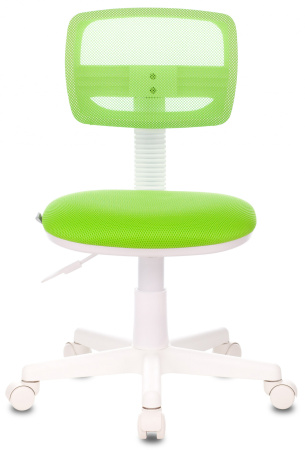 Кресло детское Бюрократ CH-W299 салатовый TW-03A TW-18 сетка/ткань крестов. пластик пластик белый