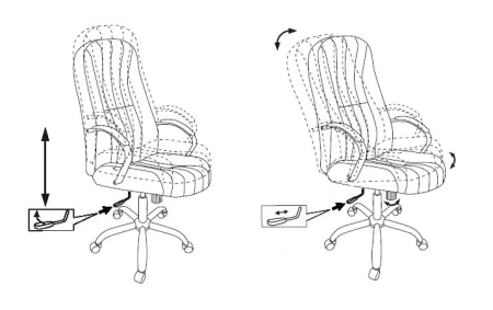 Кресло руководителя Бюрократ T-898SL черный эко.кожа крестов. металл хром