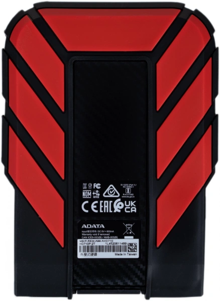 Жесткий диск A-Data USB 3.0 2Tb AHD710P-2TU31-CRD HD710Pro DashDrive Durable 2.5" черный/красный