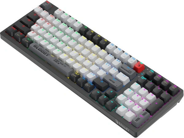 Клавиатура A4Tech Bloody WS98 механическая черный/белый USB беспроводная BT/Radio Multimedia for gamer LED (WS98)