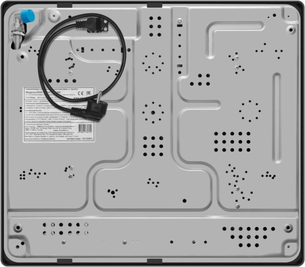 Газовая варочная поверхность Maunfeld EEHE.642VC.3CB/KG черный