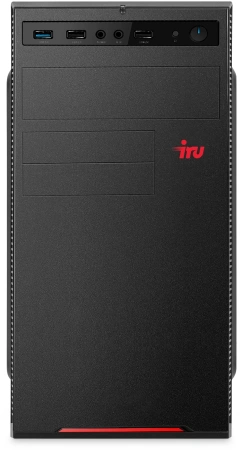 ПК IRU Опал 612 MT PG G7400 (3.7) 8Gb SSD256Gb UHDG 710 Free DOS GbitEth 400W мышь клавиатура черный (2049324)