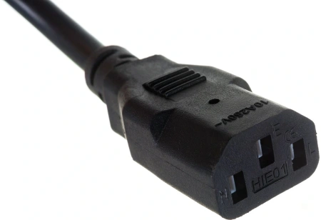 Шнур питания ITK PC-C13D-3M C13-Schuko проводник.:3x1.5мм2 3м 230В 10А (упак.:1шт) черный