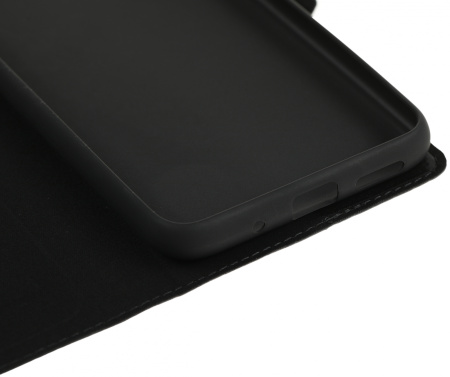 Чехол (флип-кейс) BoraSCO для Xiaomi Poco C40 черный (70748)