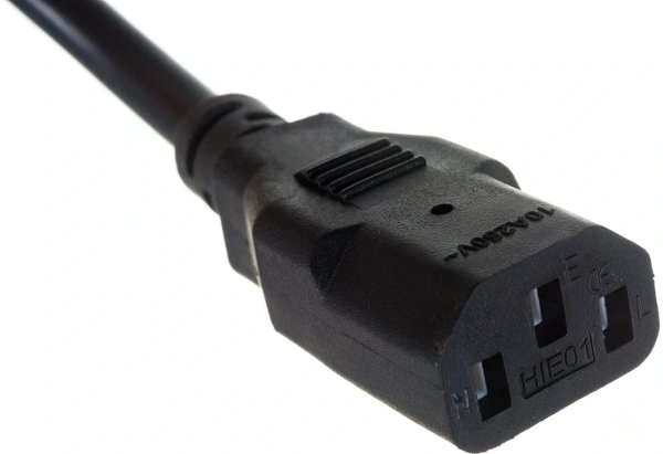 Шнур питания ITK PC-C13D-3M C13-Schuko проводник.:3x1.5мм2 3м 230В 10А (упак.:1шт) черный