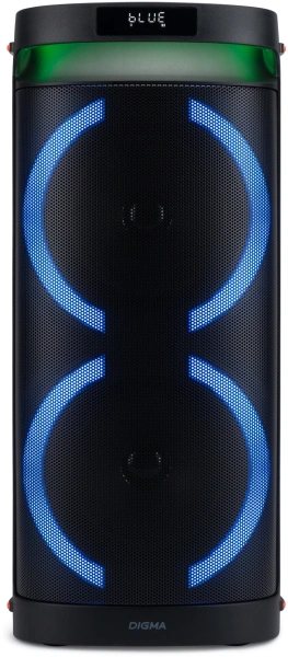 Минисистема Digma D-MC1750 черный 60Вт FM USB BT micro SD