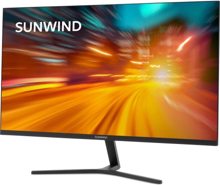 Монитор SunWind 27" SM-27FI223 IPS FHD чер 5ms HDMI DP VGA 100Hz 250cd Ex
