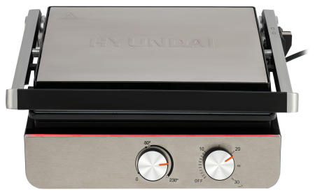 Электрогриль Hyundai HYG-5047 2200Вт черный/черный