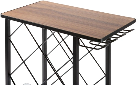 Стойка Domfy DHC-WR10583 для вина 39.2x21x41.3см черный/коричневый