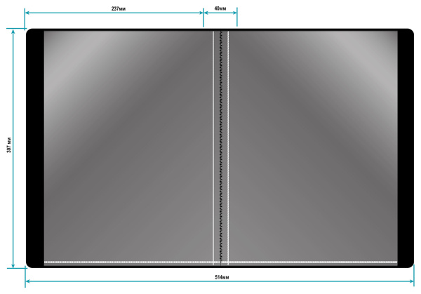 Папка с 80 прозр.вклад. Бюрократ DeLuxe DLVBOX80BLCK A4 пластик 0.7мм черный в коробе