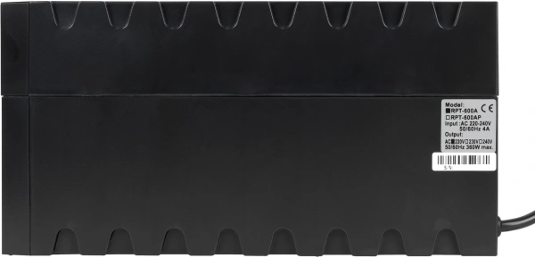 Источник бесперебойного питания Powercom Raptor RPT-600A 360Вт 600ВА черный