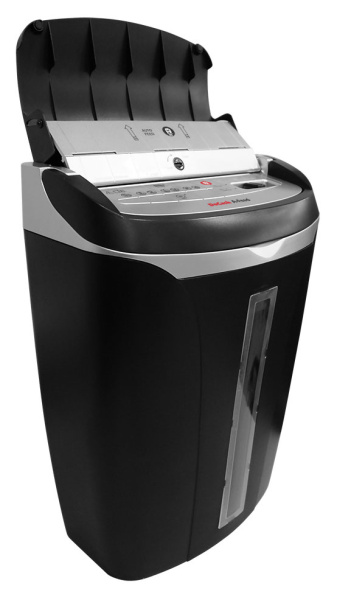 Шредер DoCash A-Feed черный с автоподачей (секр.P-4) фрагменты 8лист. 17лтр. пл.карты CD