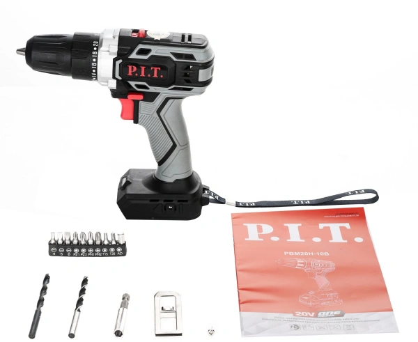 Дрель-шуруповерт P.I.T. PBM20H-10B аккум. патрон:быстрозажимной