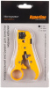 Инструмент зачистки Hyperline HT-352 для UTP/STP RF-59/6/11/7 (упак:1шт) желтый