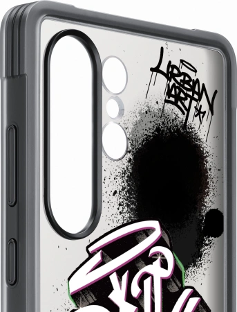 Чехол (клип-кейс) Samsung для Samsung Galaxy S25 Ultra Rugged Flipsuit Case S25 Ultra черный/прозрачный (EF-JS938CBEGRU)