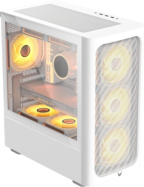 Корпус Formula Air Mesh G3 белый без БП mATX 4x120mm 2x140mm 2xUSB3.0 audio bott PSU