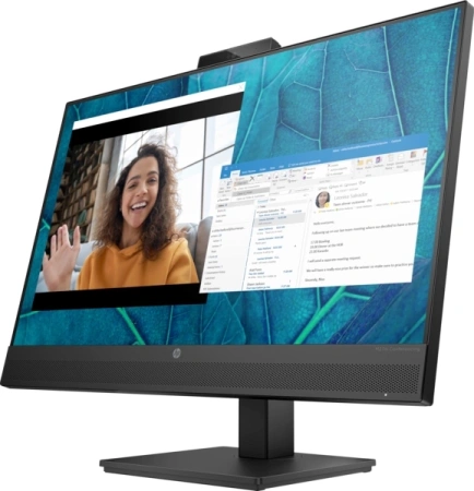 Монитор HP 27" Conferencing M27m черный IPS 16:9 HDMI M/M Cam матовая Piv 300cd 178гр/178гр 1920x1080 75Hz DP FHD USB 7.3кг