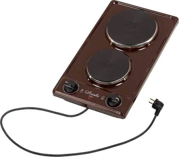 Плита Электрическая Лысьва ЭПБ 22 коричневый эмаль (настольная)