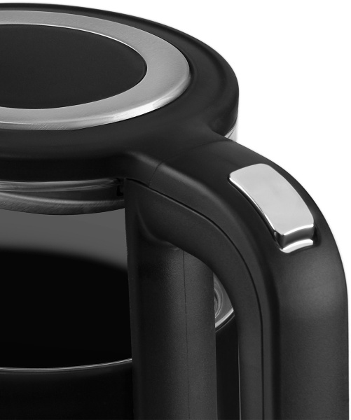 Чайник Galaxy Line GL 0342 1.7л. 2200Вт черный (стекло/пластик)