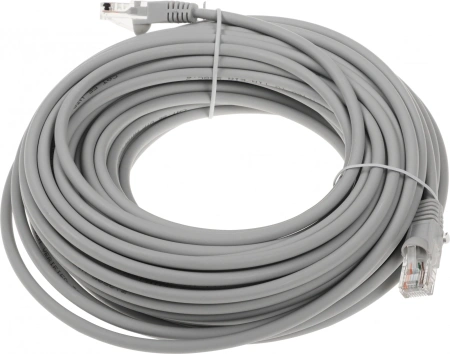 Патч-корд Buro UTP-5E-20M-G-LSZH UTP cat.5E 20м серый RJ-45 (m)-RJ-45 (m)