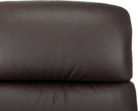 Кресло руководителя Бюрократ _VEGA коричневый кожа крестов. алюминий