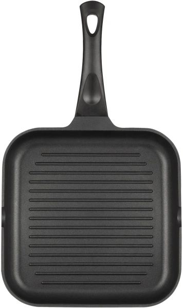 Сковорода-гриль Rondell Schwarz RDA-1683 квадратная 28см покрытие: Xylan Plus ручка несъемная (без крышки) черный