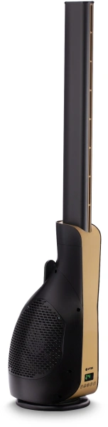 Вентилятор напольный Vitek VT-2075 30Вт скоростей:12 ПДУ черный/золотистый