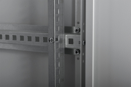 Шкаф коммутационный ЦМО (ШТК-Э-42.8.8-44АА) напольный 42U 800x800мм пер.дв.перфор. задн.дв.перфор. 2 бок.пан. направл.под закл.гайки 710кг серый 715мм 105кг 180град. 1987мм IP20 сталь