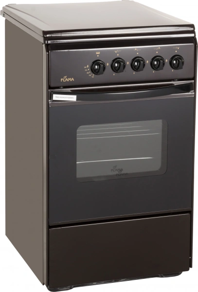 Плита Газовая Flama RG 2401 В коричневый реш.сталь