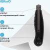 Нож канцелярский Kw-Trio 3713blck шир.лез.18мм усиленный 2 сменных лезвия металл черный блистер