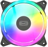 Вентилятор для корпуса PcCooler F3 T120 ARGB 120х120x25 черный 4-pin 21.6дБ (F3-T120BKAM1-GL) Ret