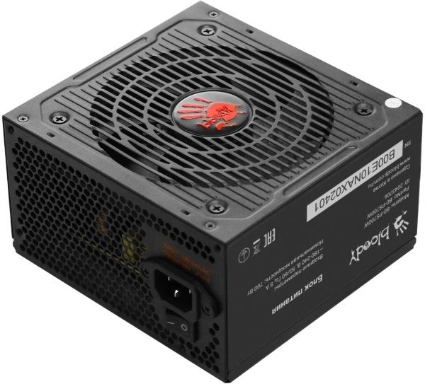 Блок питания Bloody ATX 700W BD-PS700W 80 PLUS WHITE (20+4pin) APFC 120mm fan 6xSATA RTL