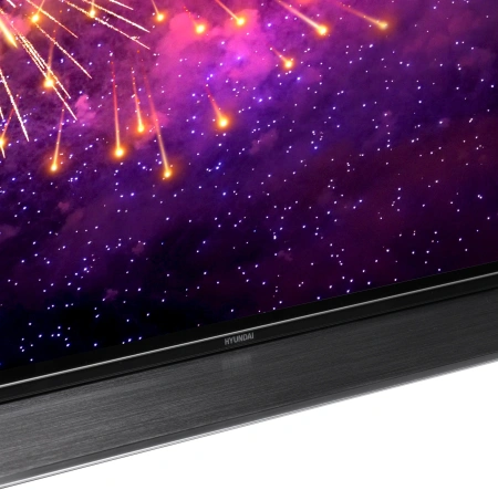 Телевизор OLED Hyundai 55" H-LED55OBU7700 Android TV Frameless черный/черный 4K Ultra HD 120Hz DVB-T DVB-T2 DVB-C DVB-S DVB-S2 USB WiFi Smart TV